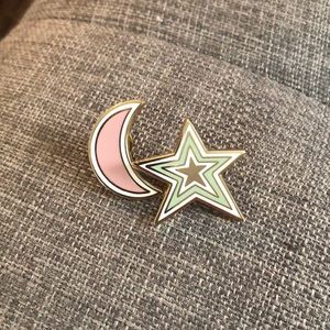 Tory Burch Star and moon pins